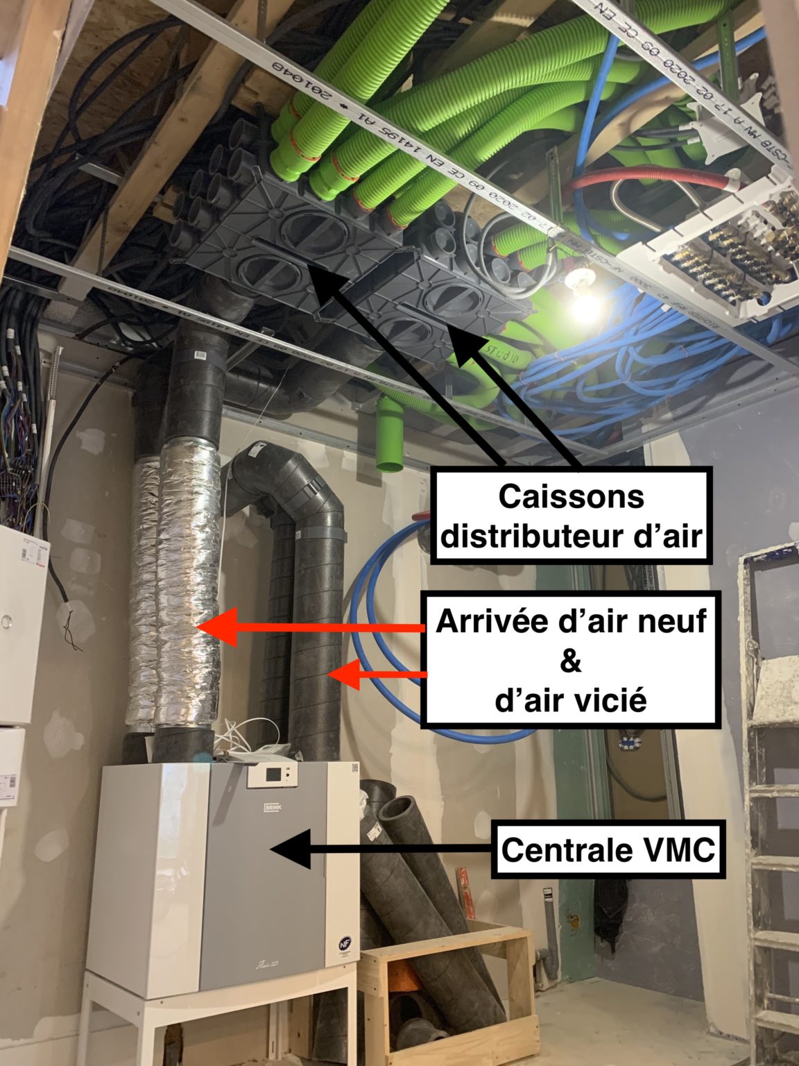 La VMC double flux les poumons de la maison Boreal passive